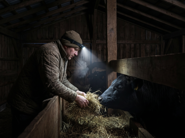Hands-Free Lighting for Farmers: Early Starts and Late Nights